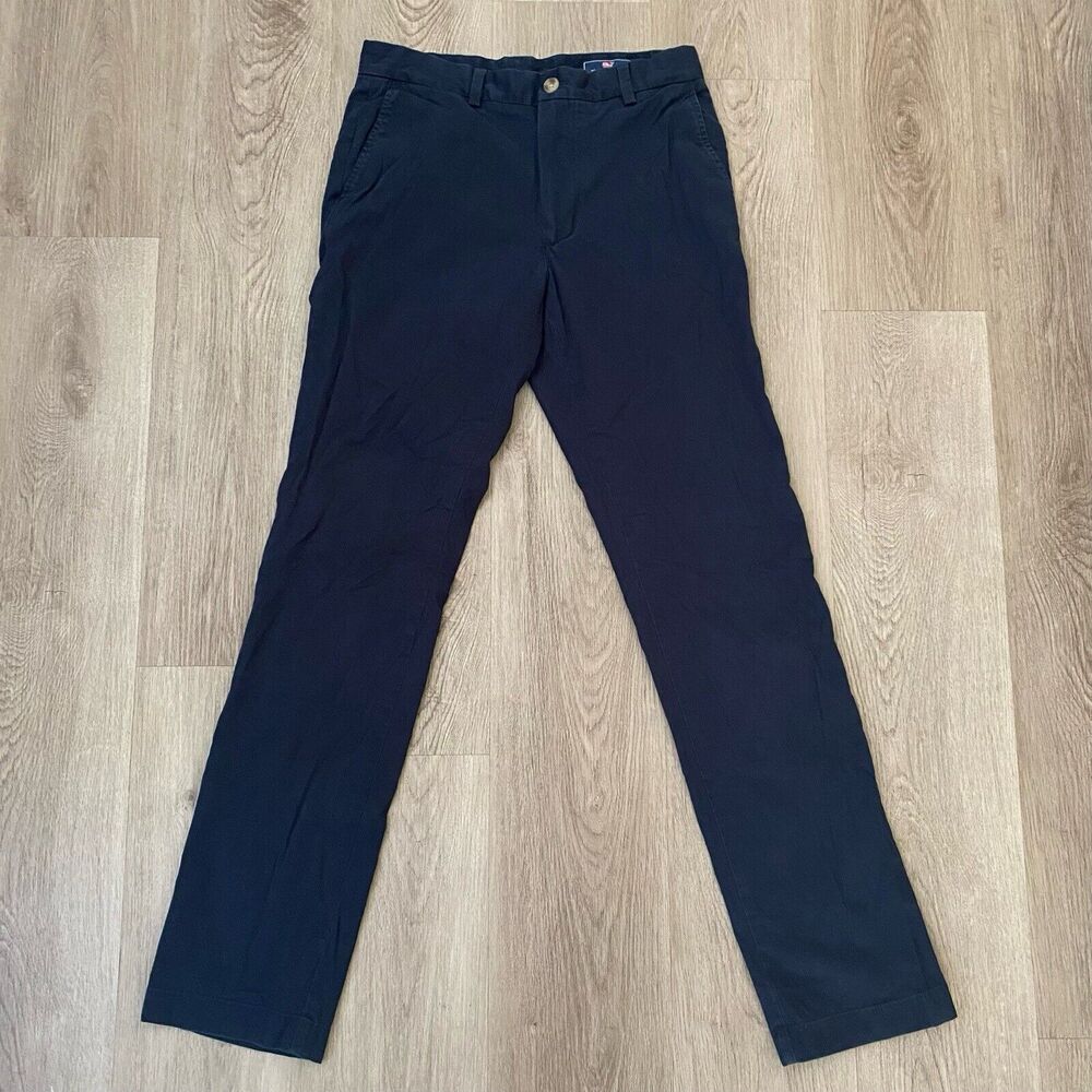 Vineyard Vines Blue Breaker‎ Chino Pants Size Mens Hemmed 30x33